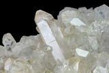 Wide Quartz Crystal Cluster - Brazil #136156-2